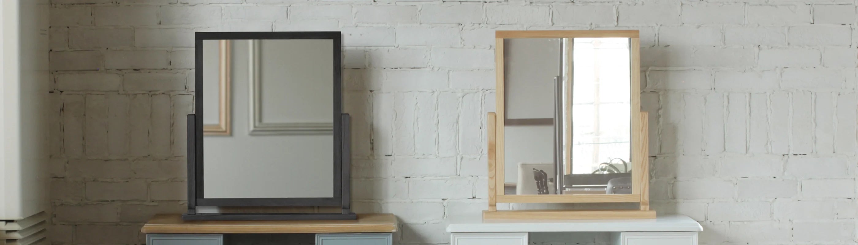 使いやすい形状とこだわり素材のスタンドミラー｜美容院・美容室