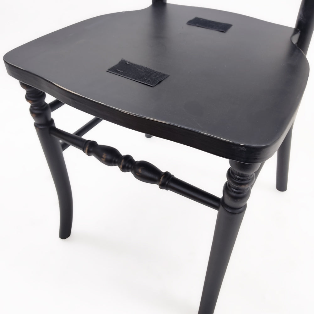 ブラック色ナポレオンチェアの詳細写真4