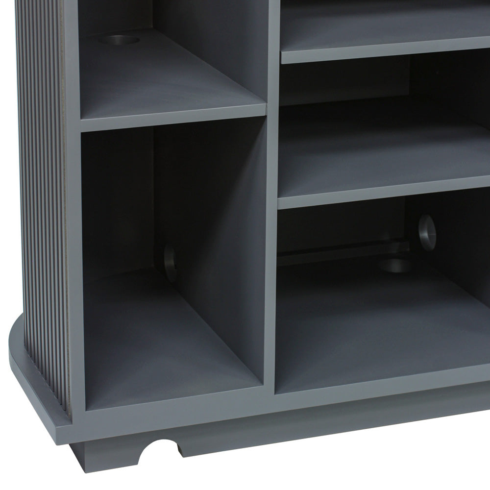 ダークグレー色おしゃれなレジカウンター【カミラ】ディテール写真