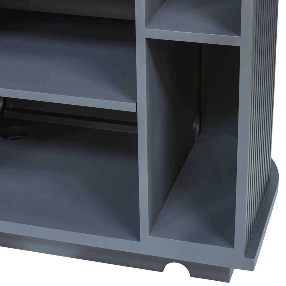 ダークグレー色おしゃれなレジカウンター【カミラ】ディテール写真