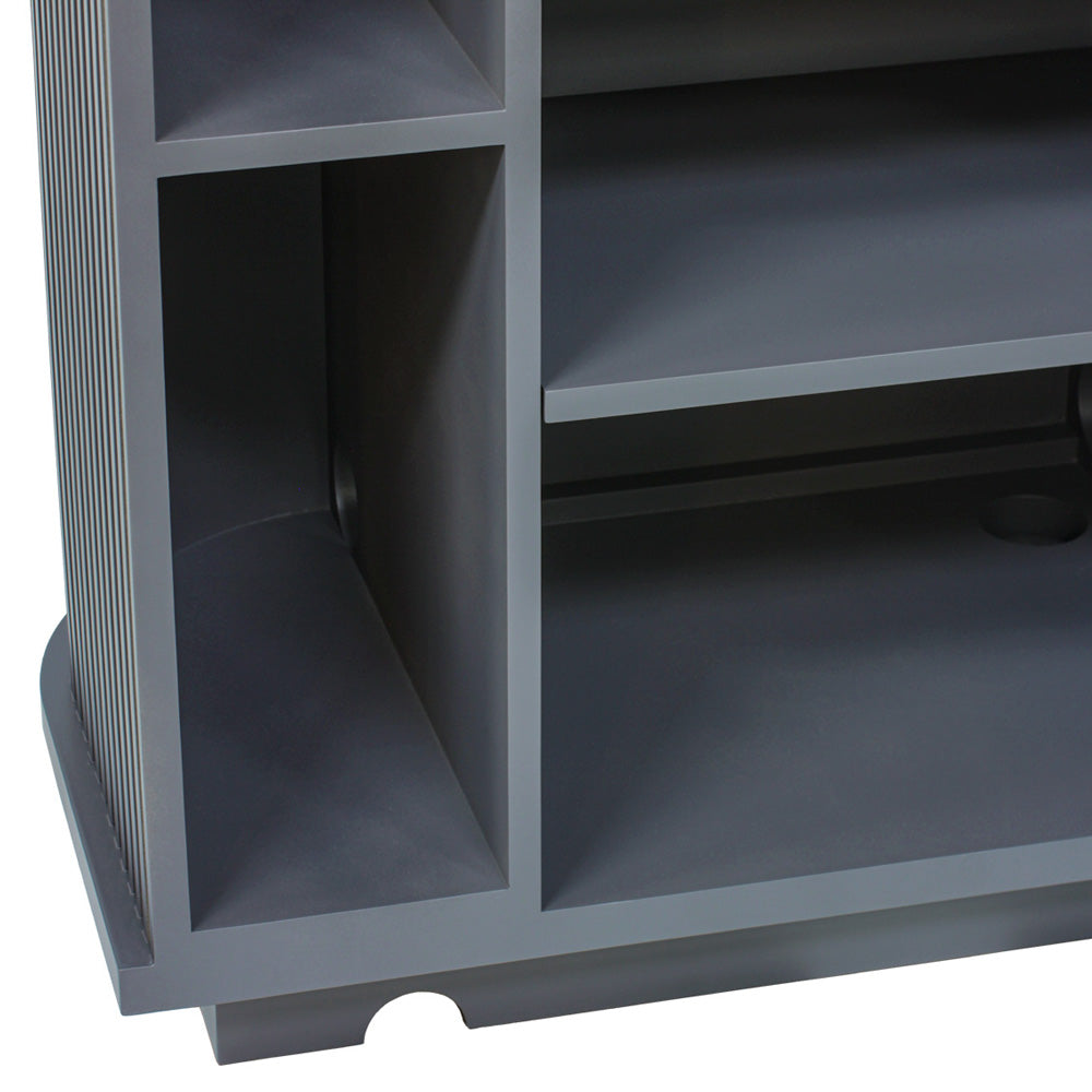 ダークグレー色おしゃれなレジカウンター【カミラ】ディテール写真