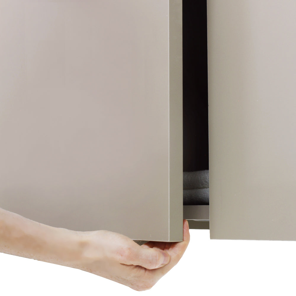 フラットシャンプーキャビネット 組立式【上台】扉2枚 高さ450 幅810 BGA