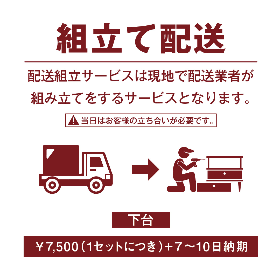組立配送サービス シャンプーキャビネット【下台】405mm