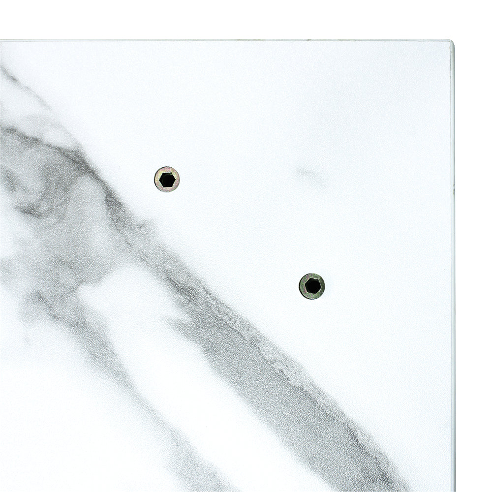 美容室 セット面になるストーンカラーウォールシェルフ ディテール