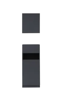 シャンプーキャビネットのモデル - 扉1枚<br>上台450mm