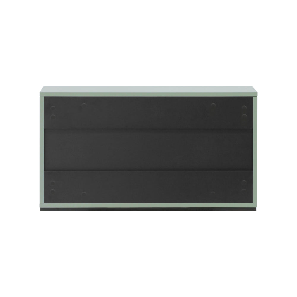 フラットシャンプーキャビネット【上台】高さ450mm アッシュグリーン色