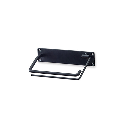 シンプルでブラック色トイレットペーパーホルダー