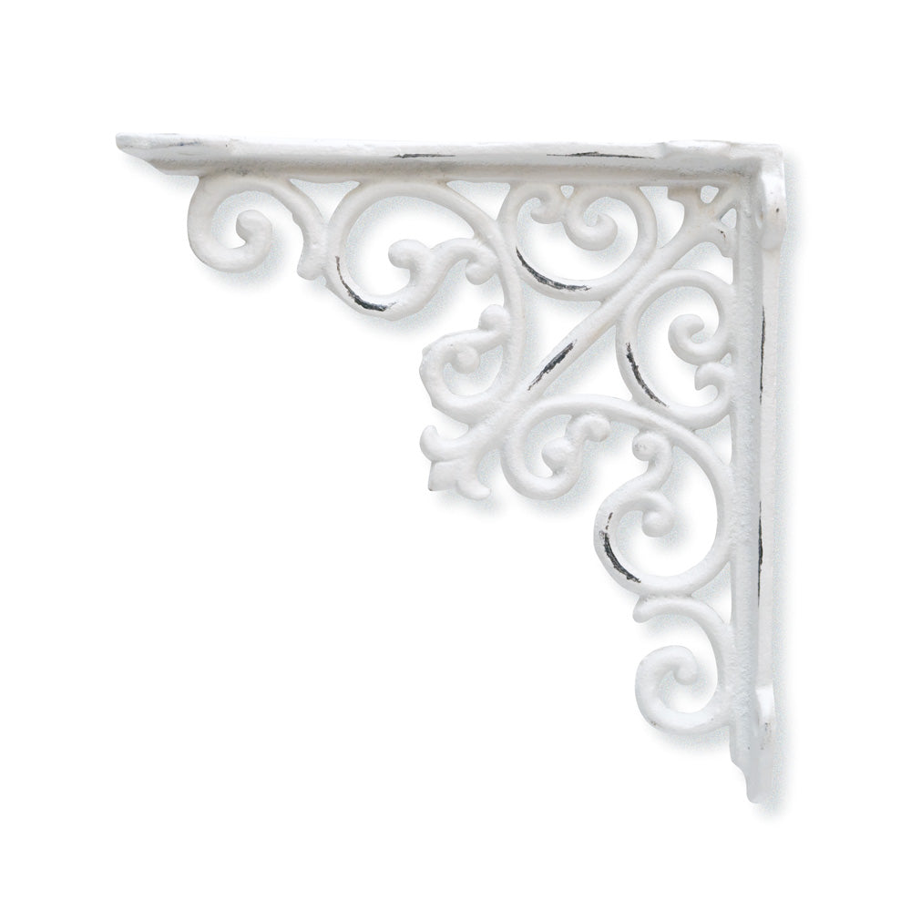ホワイト色アイアンブラケット62033【LOT2】