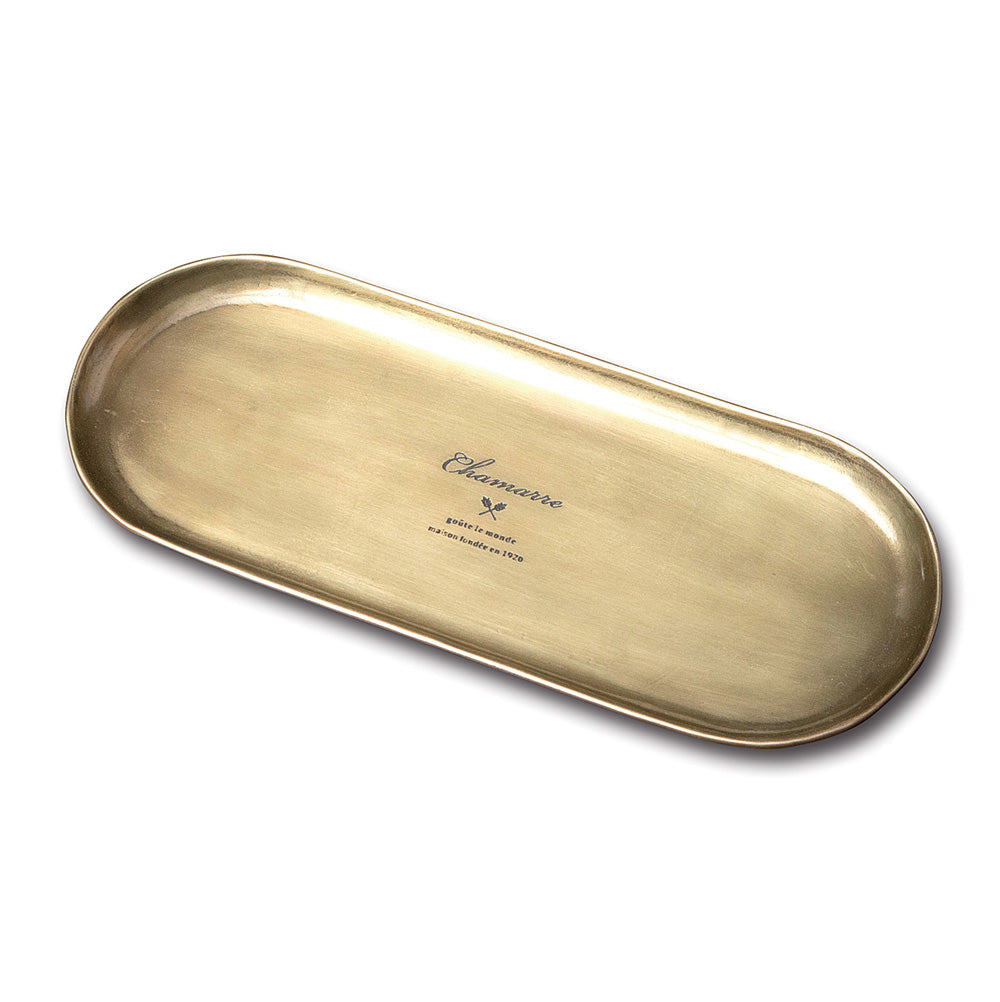 アンティークゴールド色【CHAMARRE】トレイ:オーバル