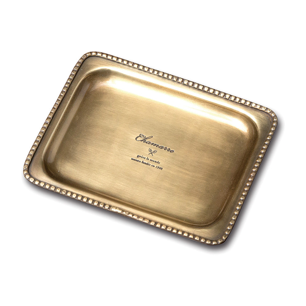 アンティークゴールド色【CHAMARRE】トレイ:S