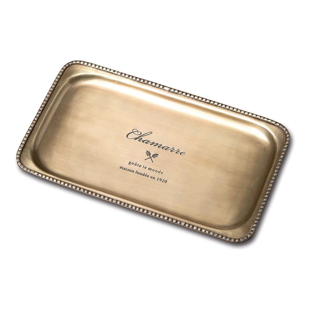 アンティークゴールド色【CHAMARRE】トレイ:M