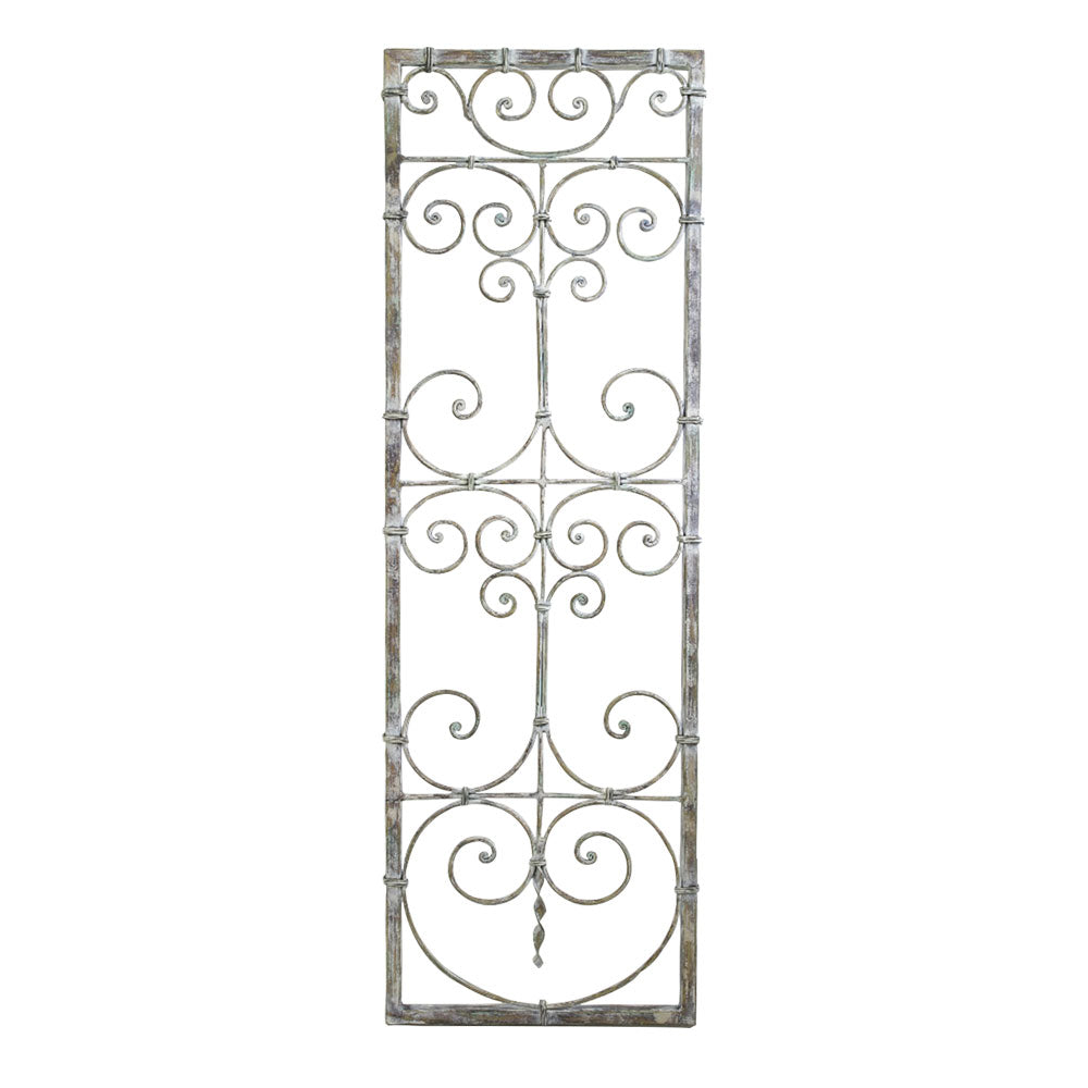 アンティーク・グレー色アイアンパネル