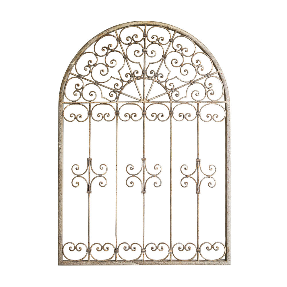 アンティーク調、ライトブラウン色アイアンパネル