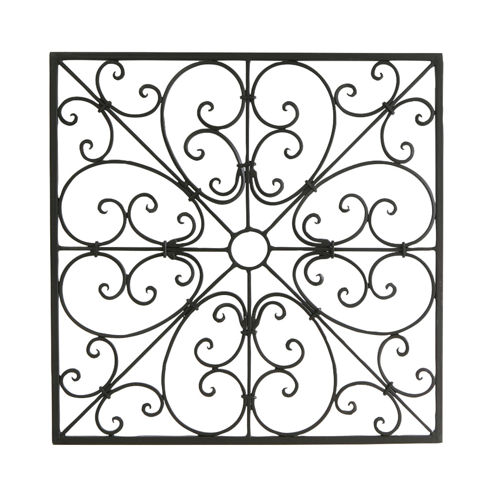 アンティーク・ブラック色アイアンパネル