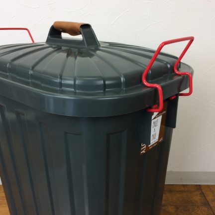 ふた付きゴミ箱 チャコールグレー 60L