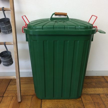 ふた付きゴミ箱 フォレストグリーン 60L