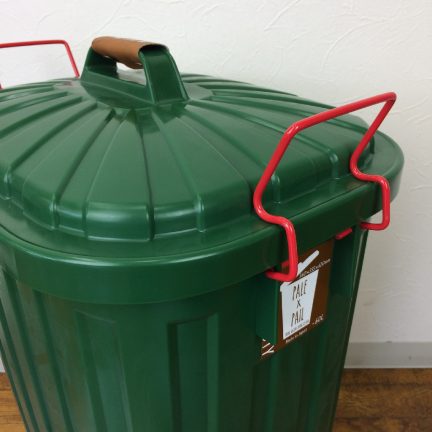 ふた付きゴミ箱 フォレストグリーン 60L