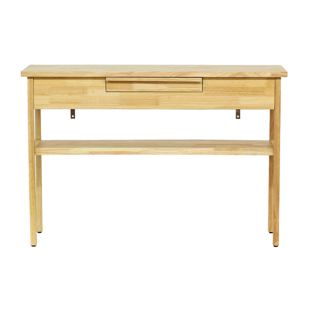 ナチュラルウッド色ワイドコンソール