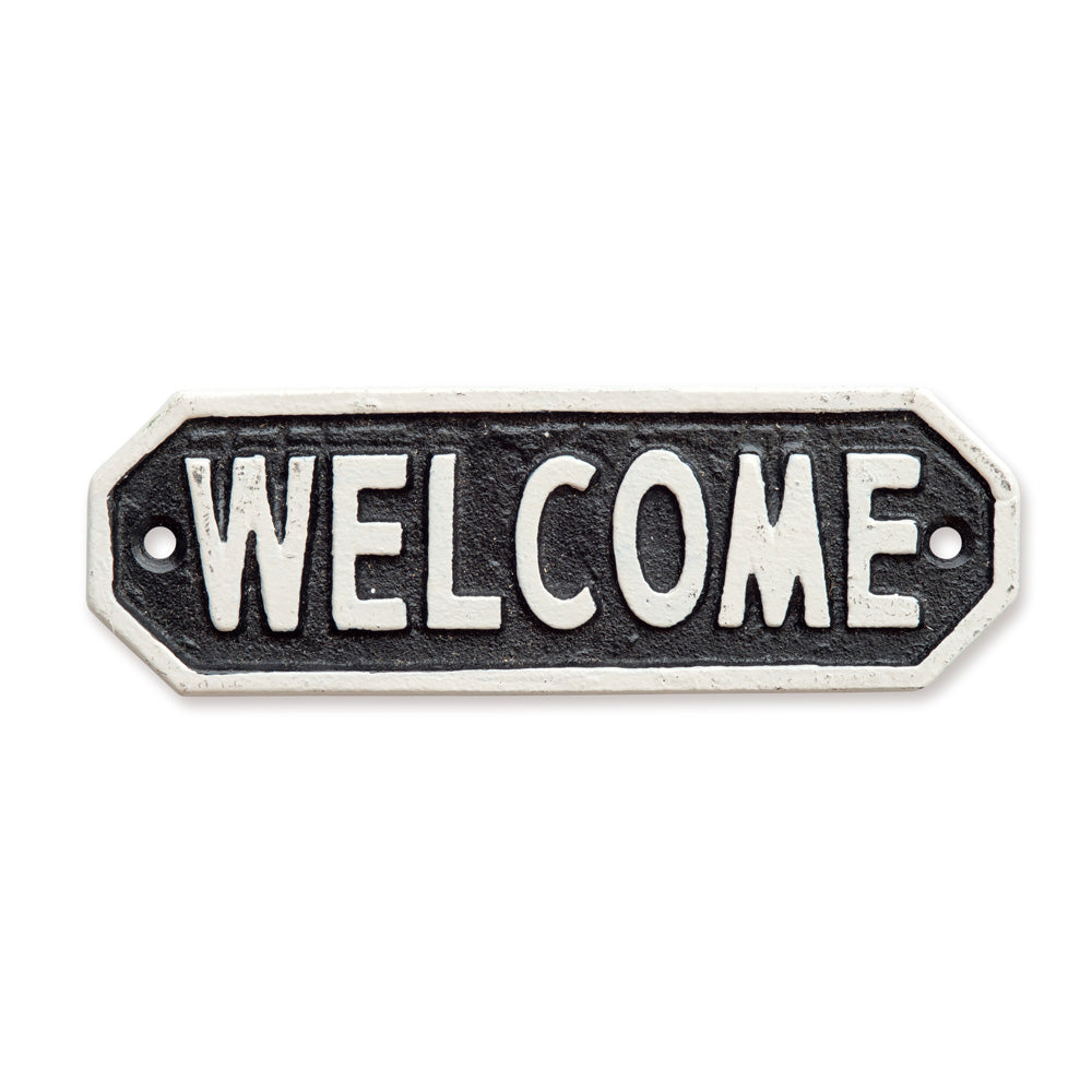 サインプレート WELCOME ブラック