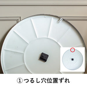 つるし穴位置ずれ