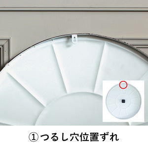 つるし穴位置ずれ