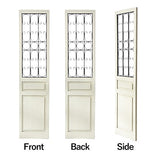 スリムドアパーテーションの正面、裏面、サイド面