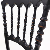 ブラック色ナポレオンチェアの詳細写真2