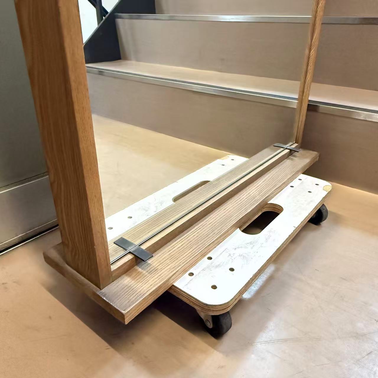 アウトレット スクエアミラー ドレッサー上台 (BR）OL2180