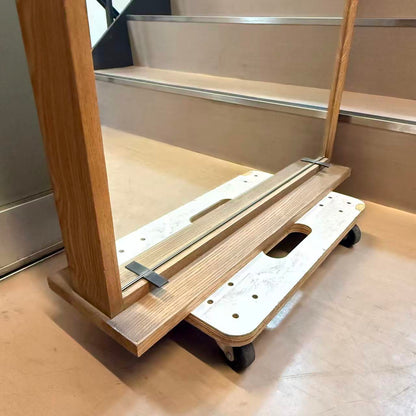 アウトレット スクエアミラー ドレッサー上台 (BR）OL2180