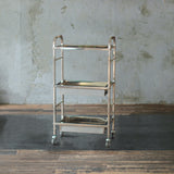 部屋にあるインダストリアルステンレスワゴン 【イネス】