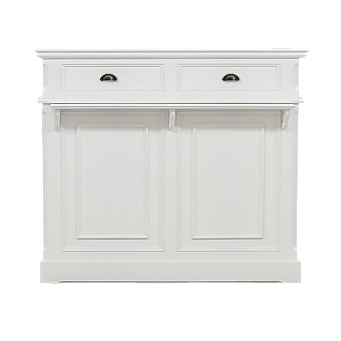 白色レジカウンター