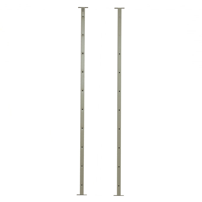 ベージュグレー色アイアンパーテーション用オプション鉄柱（2本１セット）