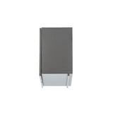 ダークグレー色ストック型キャビネット上台450mm