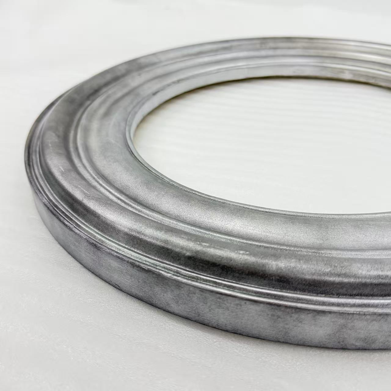 アウトレット ミラーフレーム ディスプレイフレーム サークル(SV/BK) OL2165