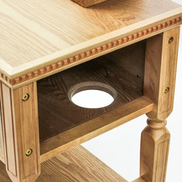 ドライヤーハンガー・配線口