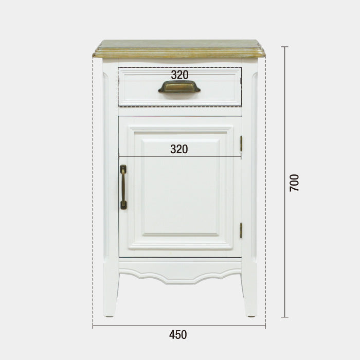 公式】mateliオンラインショップ | サイドテーブル（ホワイト）2023.03