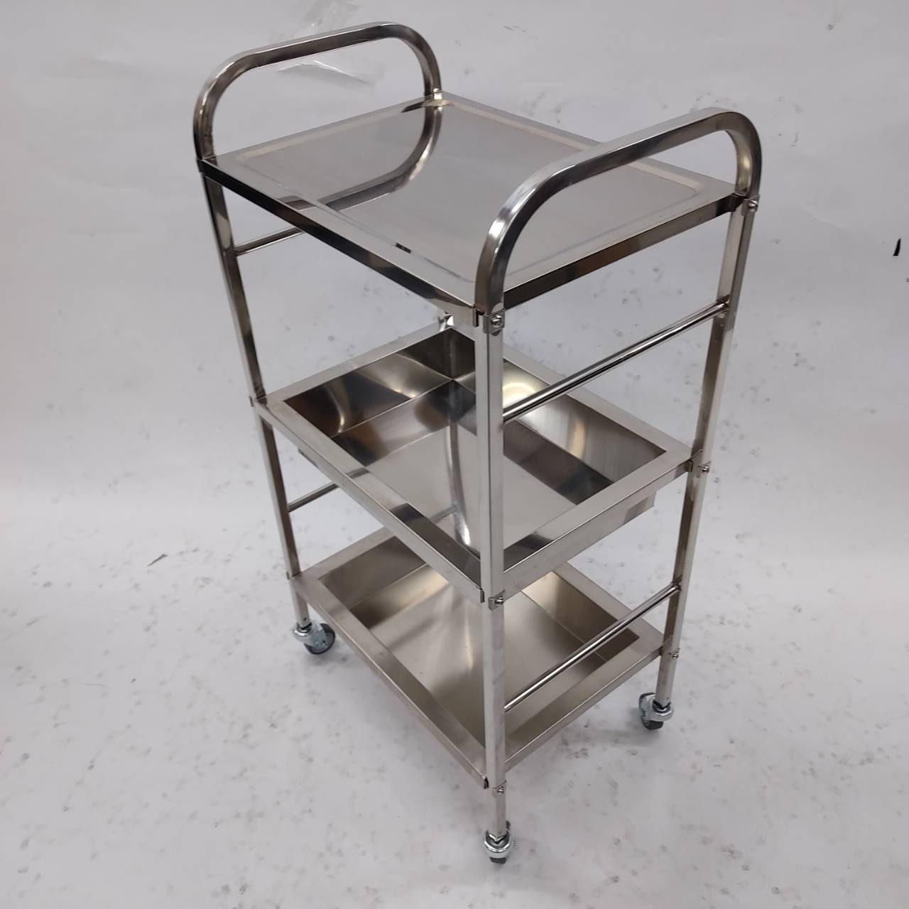 アウトレット ステンレスワゴン イネス(SV) OL2078【完成品出荷】 通常価格￥14,080