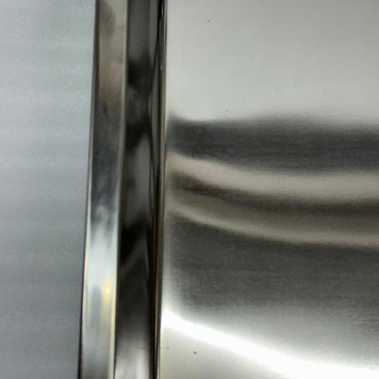 アウトレット 3段ウッドワゴン ステンレストレイ3枚 キャスター付き(BR)【完成品出荷】OL2139 通常価格￥19,580