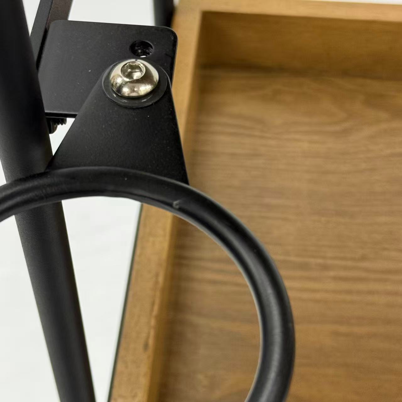 アウトレット 3段ウッドワゴン ステンレストレイ無し キャスター付き(BR)【完成品出荷】OL2134 通常価格￥16,280