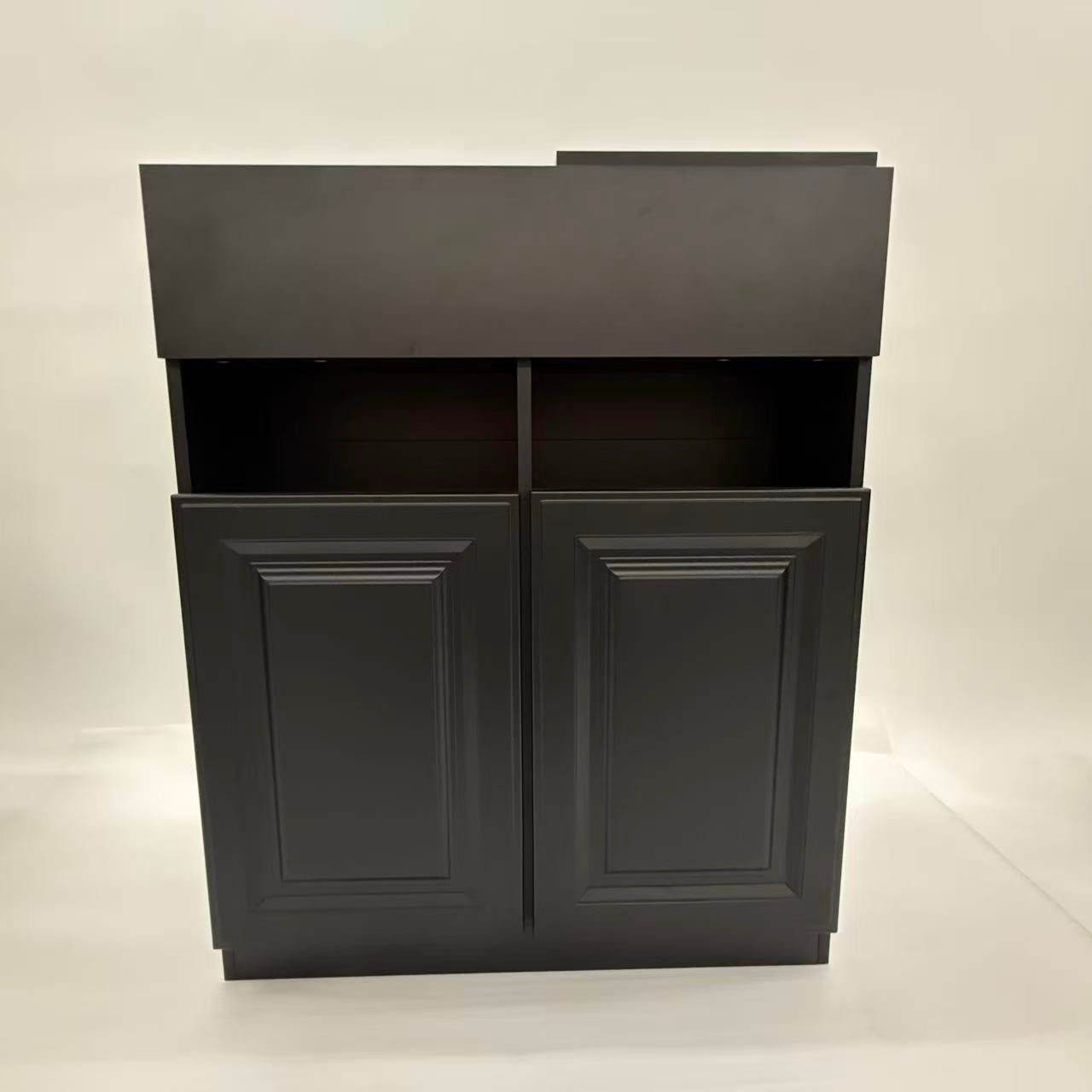 アウトレット シャンプーキャビネット 下台(BK) OL2109【完成品出荷】 通常価格￥43,780