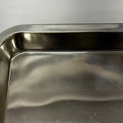 アウトレット 3段ウッドワゴン ステンレストレイ3枚 キャスター付き(BR)【完成品出荷】OL2143 通常価格￥19,580