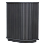 ダークグレー色おしゃれなレジカウンター【カミラ】斜め２