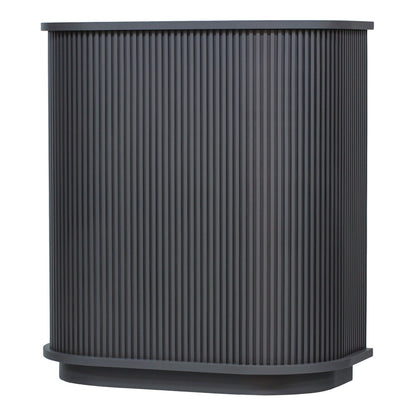 ダークグレー色おしゃれなレジカウンター【カミラ】斜め1