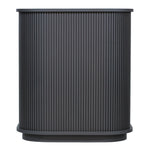 ダークグレー色おしゃれなレジカウンター【カミラ】正面