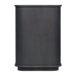 ダークグレー色おしゃれなレジカウンター【カミラ】正面