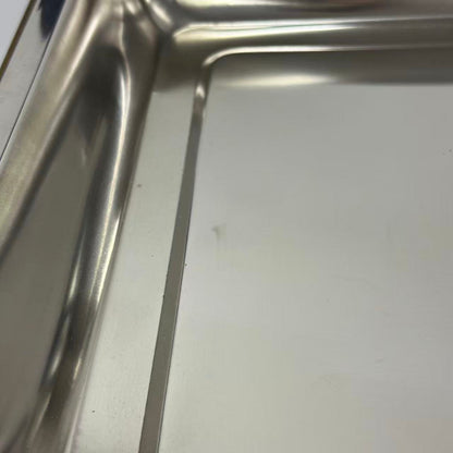 アウトレット 3段ウッドワゴン ステンレストレイ3枚 キャスター付き(BR)【完成品出荷】OL2142 通常価格￥19,580