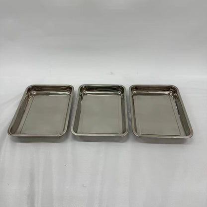 アウトレット 3段ウッドワゴン ステンレストレイ3枚 キャスター付き(BR)【完成品出荷】OL2128 通常価格￥19,580