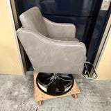 アウトレット スタイリングチェア アデラⅡ(DGY) 丸型ポンプ(SV) OL2208 通常価格￥58,080