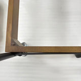 アウトレット 3段ウッドワゴン ステンレストレイ3枚 キャスター付き(BR)【完成品出荷】OL2142 通常価格￥19,580