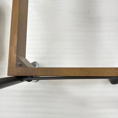 アウトレット 3段ウッドワゴン ステンレストレイ3枚 キャスター付き(BR)【完成品出荷】OL2142 通常価格￥19,580